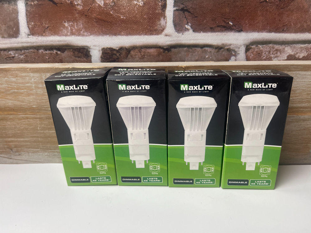 MaxLite LED PL Vertical CCT Selectable Bulb G24Q Base 9W NEW